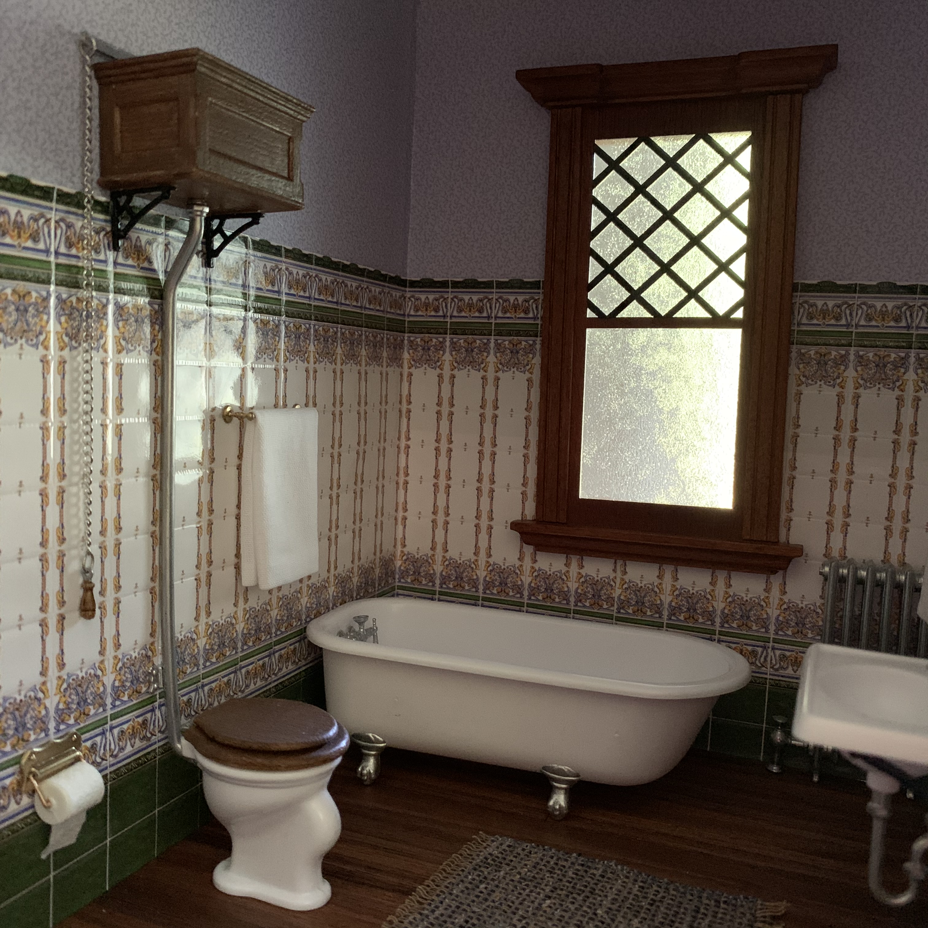 Dollhouse bathroom hot sale